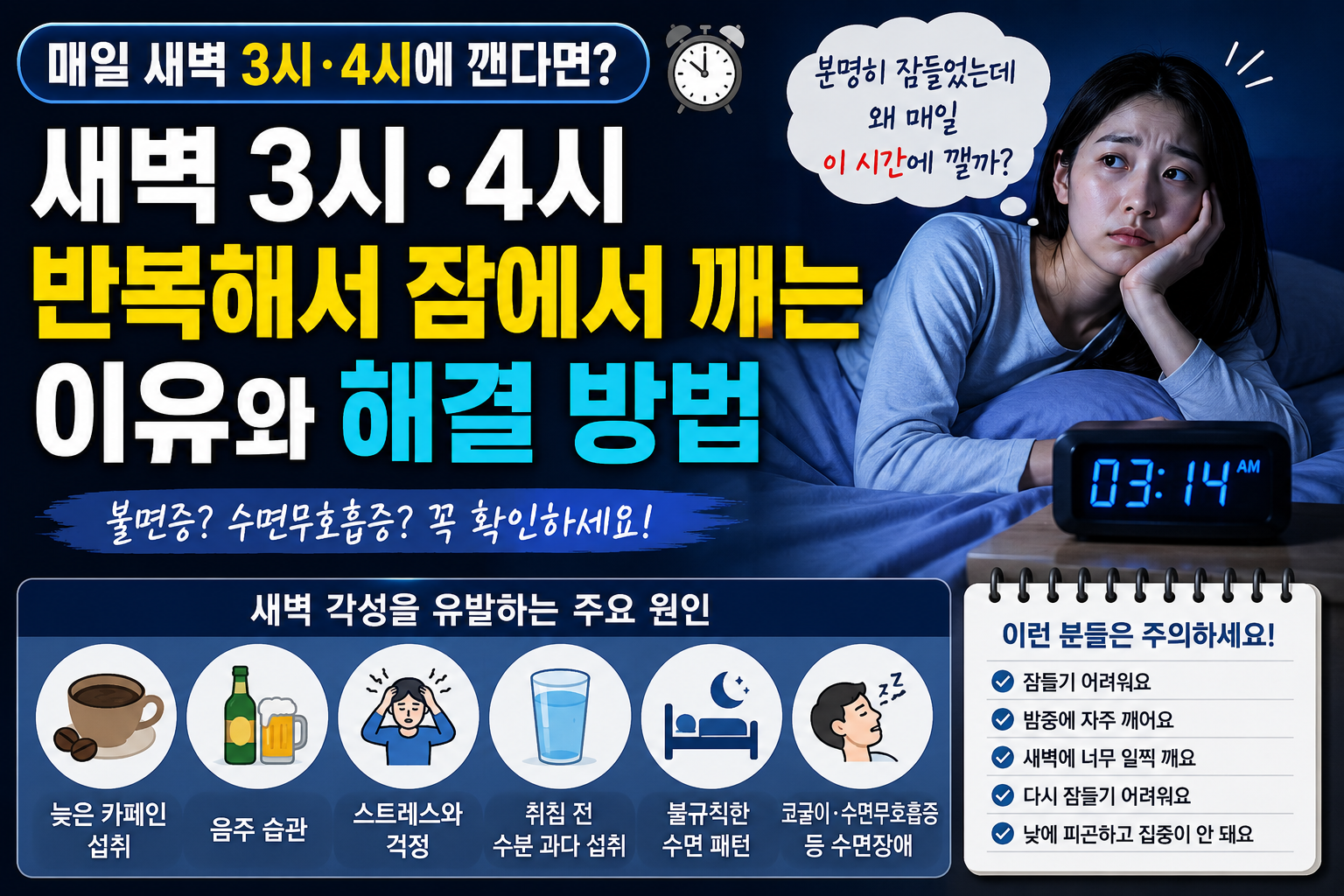 반복해서 잠에서 깨는 썸네일