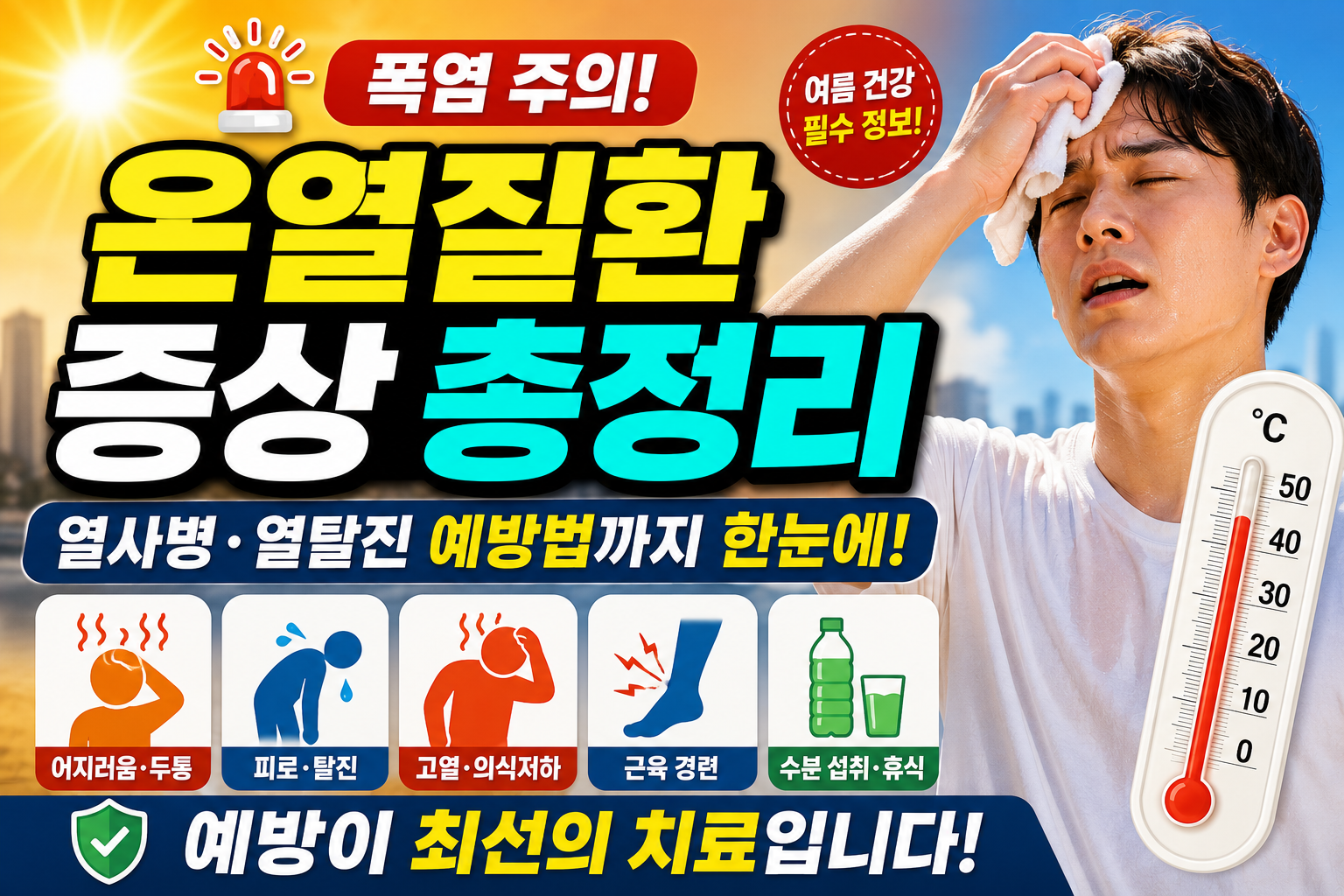 온열질환 증상 총정리 썸네일
