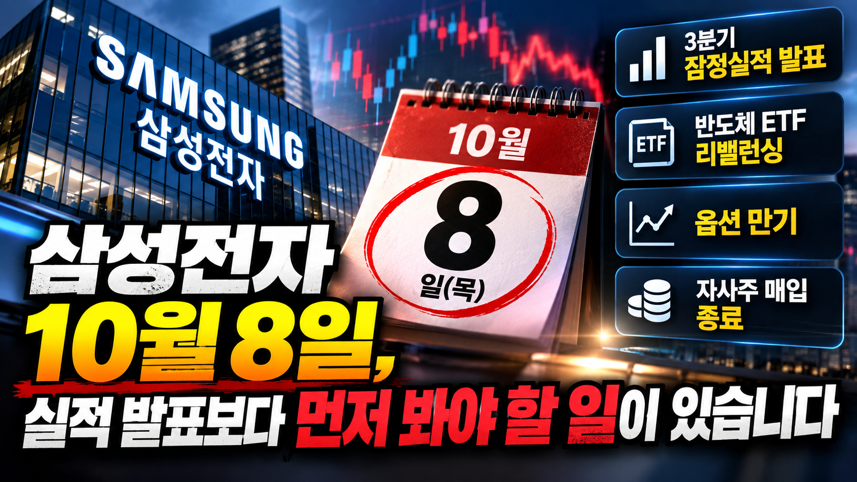 삼성전자 10월 8일 주목할 변수 썸네일 이미지