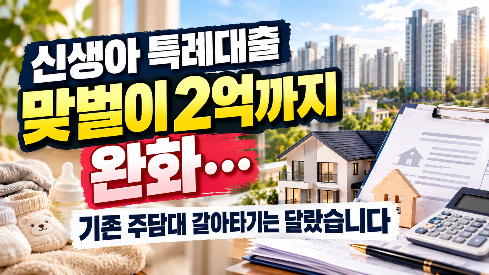 신생아 특례대출 주택 금융 인포그래픽 썸네일 이미지