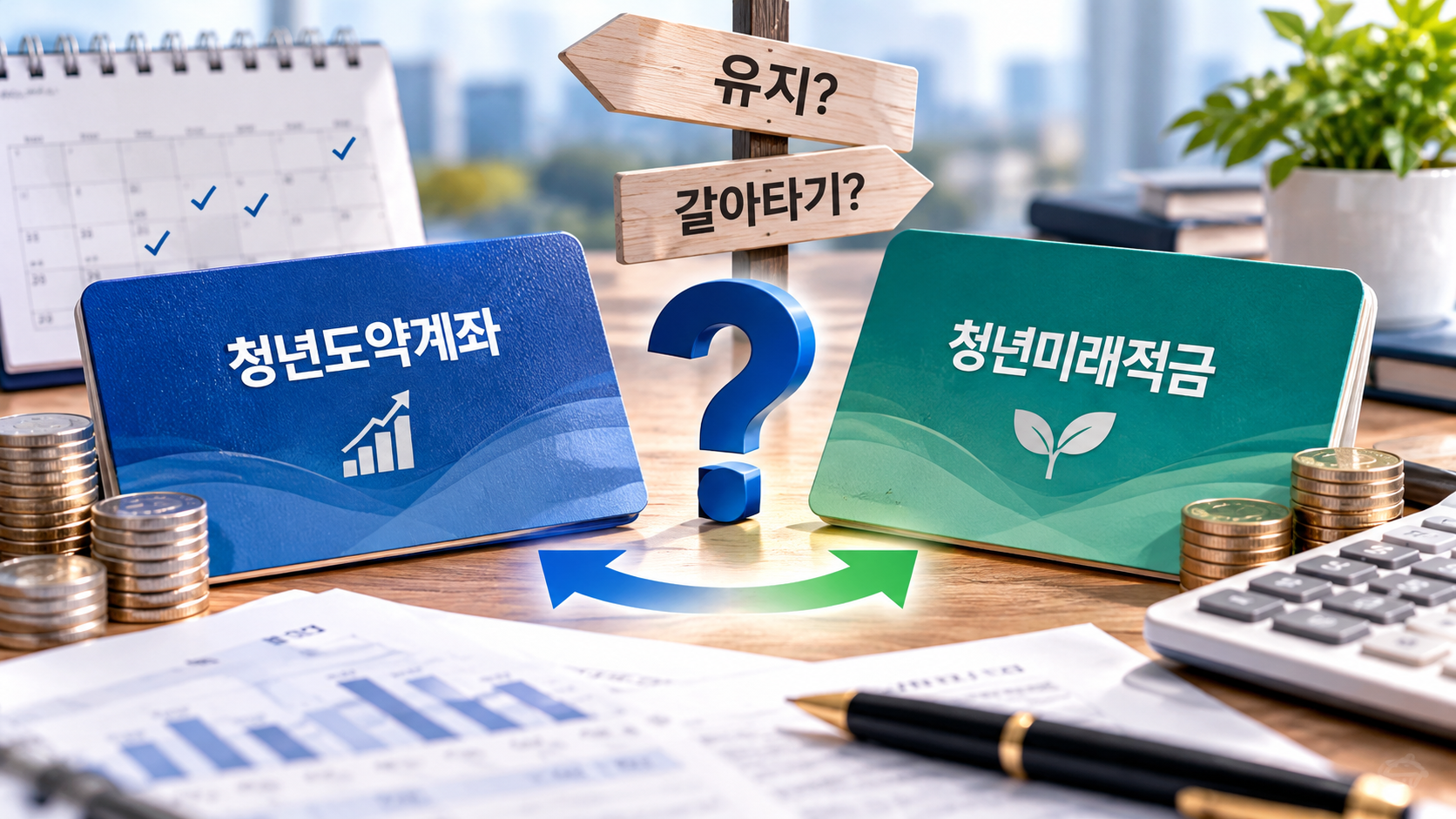 청년도약계좌와 청년미래적금 비교 안내 썸네일 이미지